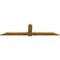 Ekena Millwork Eugene Rough Sawn Timber Gable Bracket, Western Red Cedar, 96"W x 24"H x 2"D x 6"F, 6/12 Pitch GBW096X24X0206EUG00RWR - alternate 2